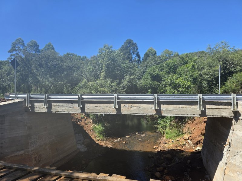 Finalizada a construção da ponte na comunidade Periquito